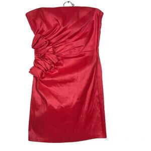 Jessica McClintock For Gunne Sax Vintage Prom Mini Dress Pink